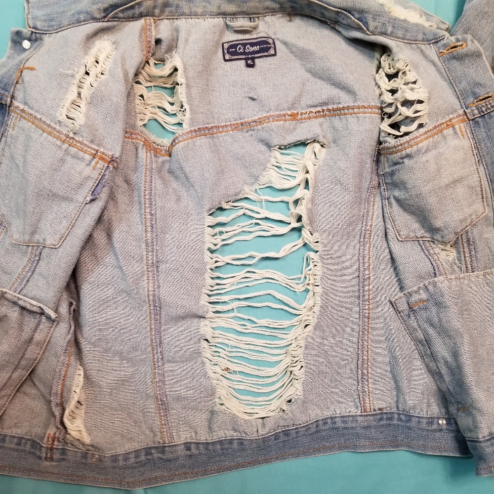 Destructive Jean Jacket - Picture 5 of 11